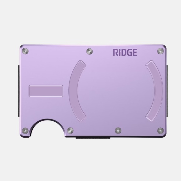 Ridge MagSafe Wallet - Lavender Aluminum Card Holder NIB - Picture 3 of 12